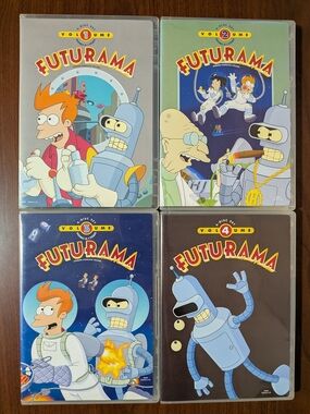Futurama DVD Set Volumes 1-4 - Cartoon Space Comedy